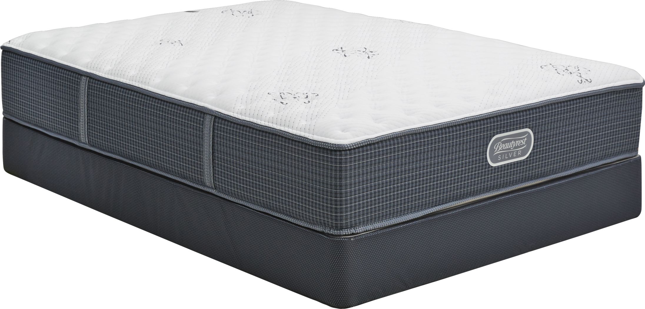 Beautyrest Silver Intercoastal Grey Queen Mattress Set Rooms To Go
