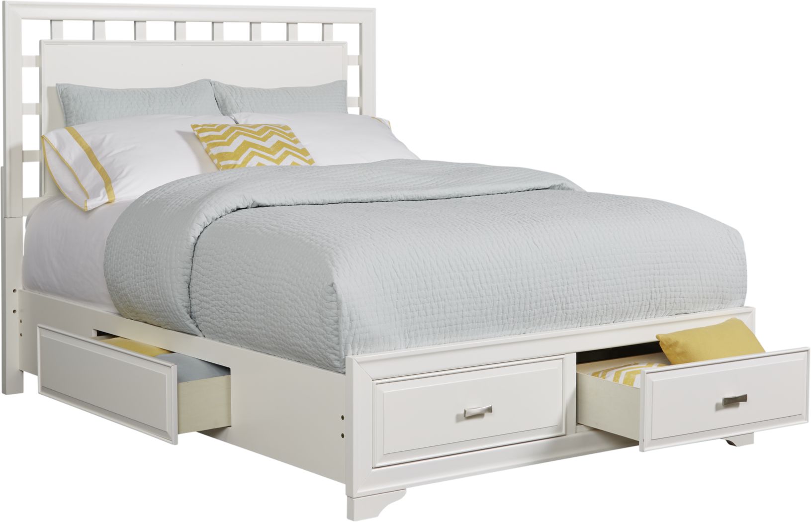 white lattice bedroom furniture