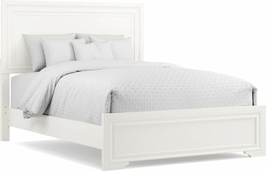 Belcourt White 7 Pc Queen Panel Bedroom Rooms To Go