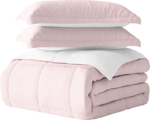 Pink Queen Size Bedding Comforter, Pink Queen Size Bed Set
