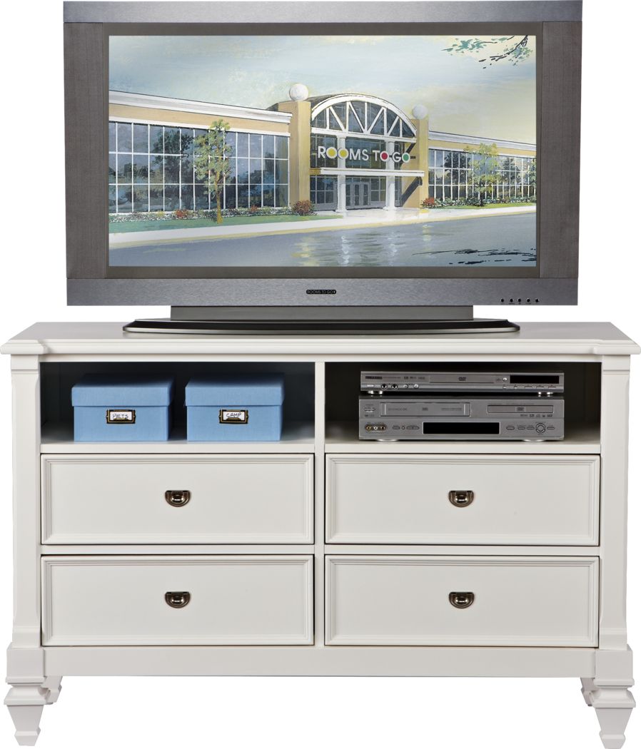 Belmar White Media Chest Rooms To Go