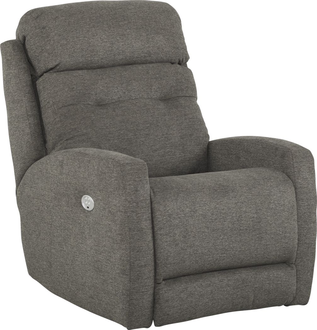 Bessemer Gray Dual Power Recliner Rooms To Go
