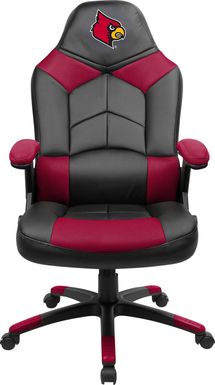 Big Team NCAA University of Louisville Red Oversized Gaming Chair