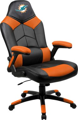 Big Team NFL Miami Dolphins Orange Oversized Gaming Chair