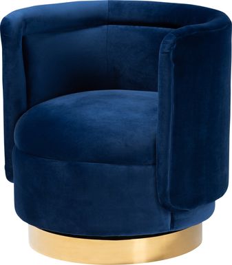 Boek Blue Accent Chair