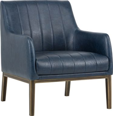 Botella Blue Accent Chair