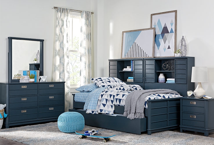 Boys Bedroom Furniture Sets For Kids, Toddler Bed And Dresser Set