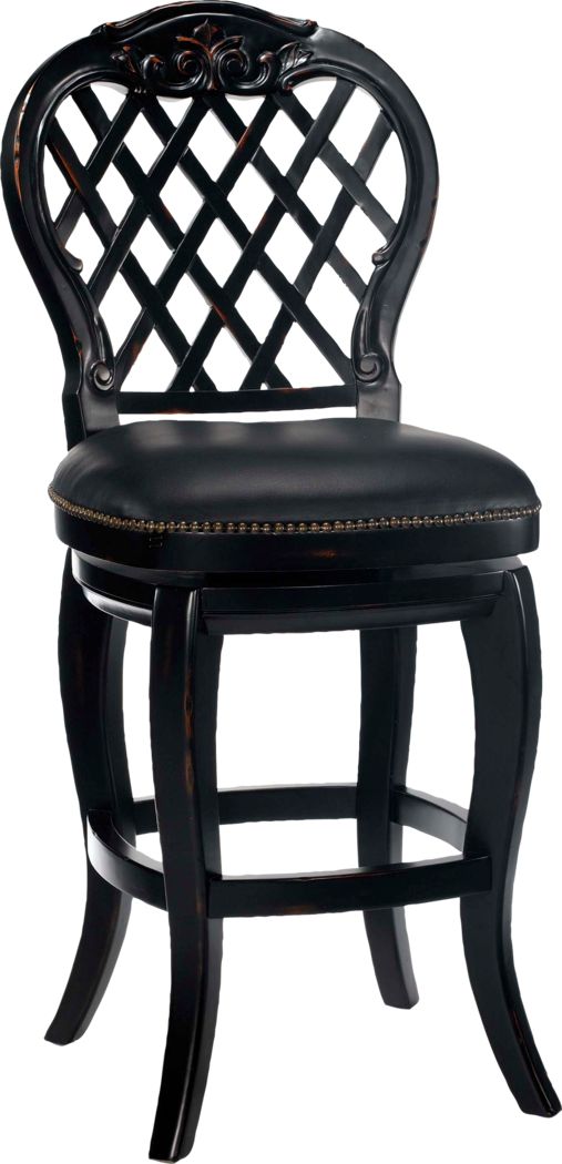 Braxton Black Counter Height Stool - Rooms To Go