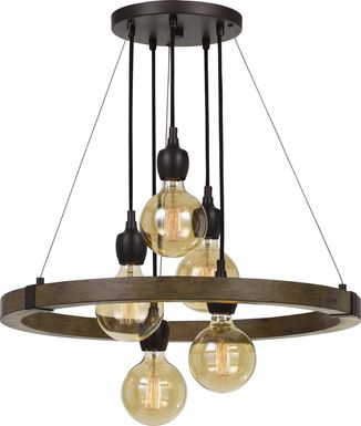 Brixworth Brown Small Chandelier