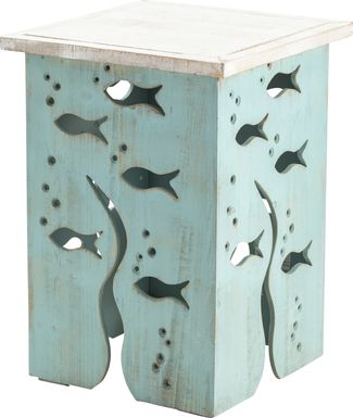 Brookeisle Blue Accent Table