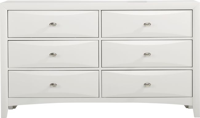 White Dresser 6 8 9 Drawer Double Dressers