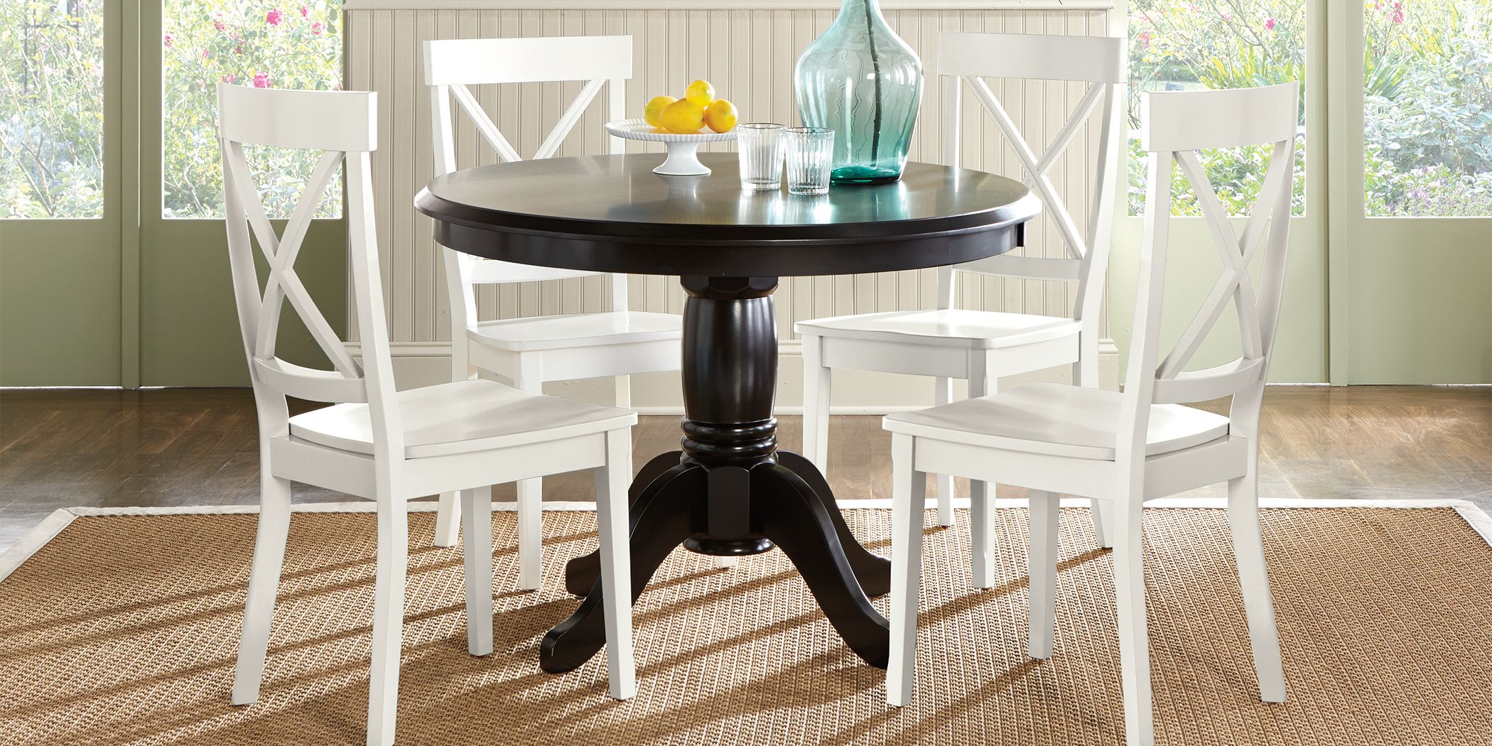 Black Dining Room Table Sets For, Kitchen Table And Chairs Black White