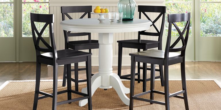 Counter Height Dining Room Table Sets, Round Dining Table For 4 Bar Height