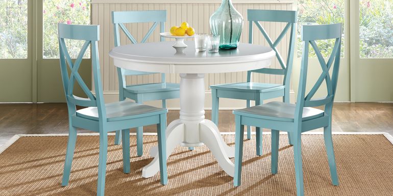 Rustic Dining Room Table Sets For, Aqua Dining Room Set