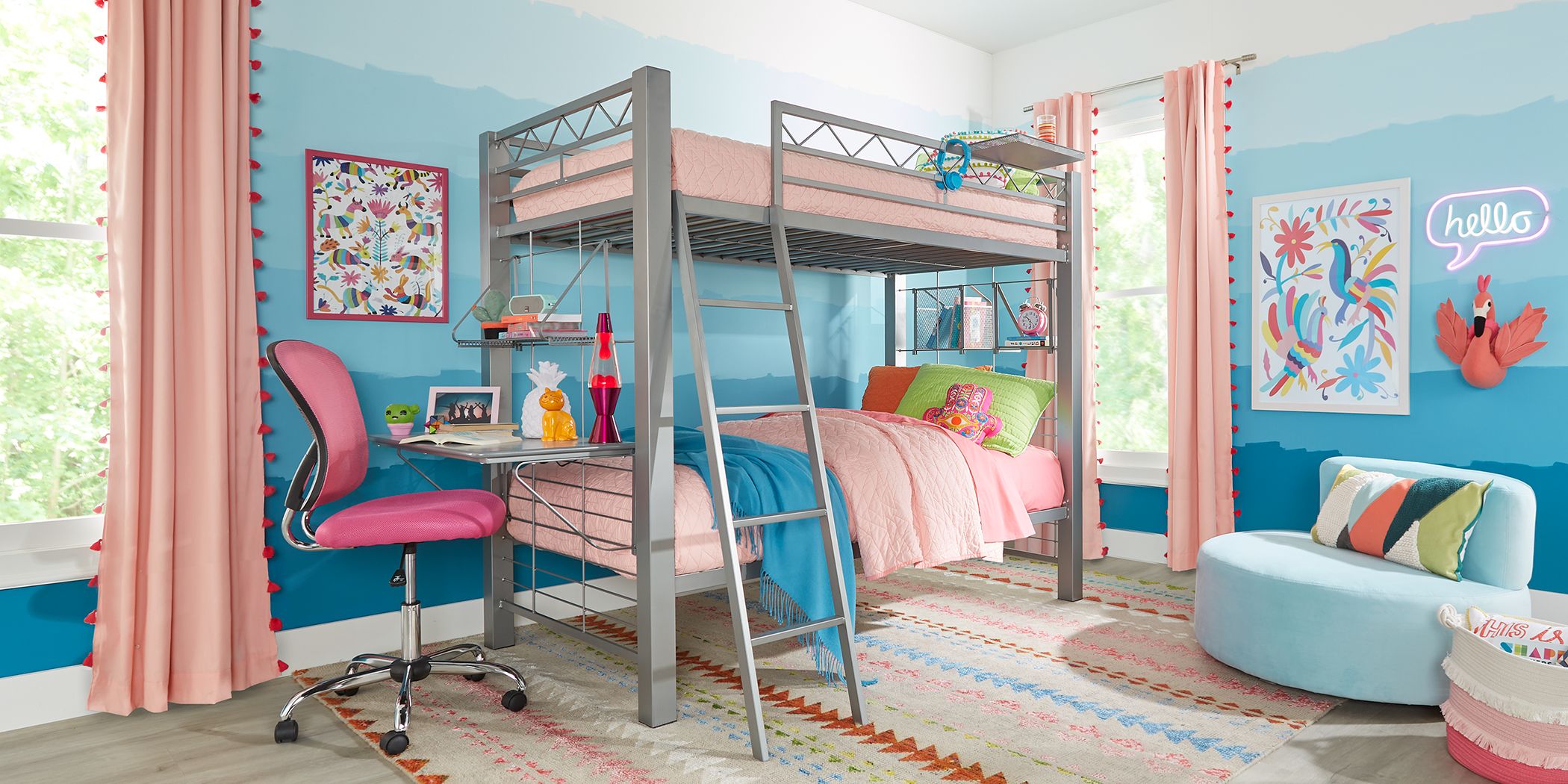 cool loft beds for girls