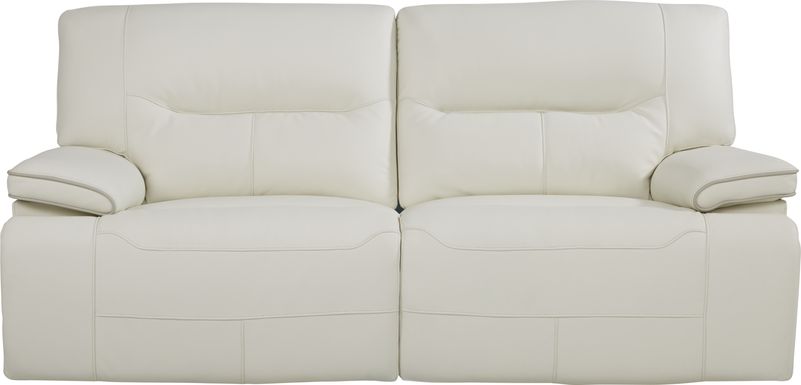 Reclining Sofas Couches, Off White Leather Reclining Sofa