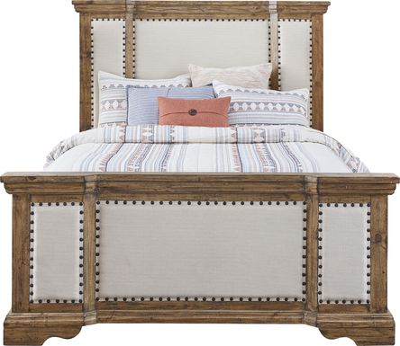 Canyon City Camel 3 Pc Queen Upholstered Bed