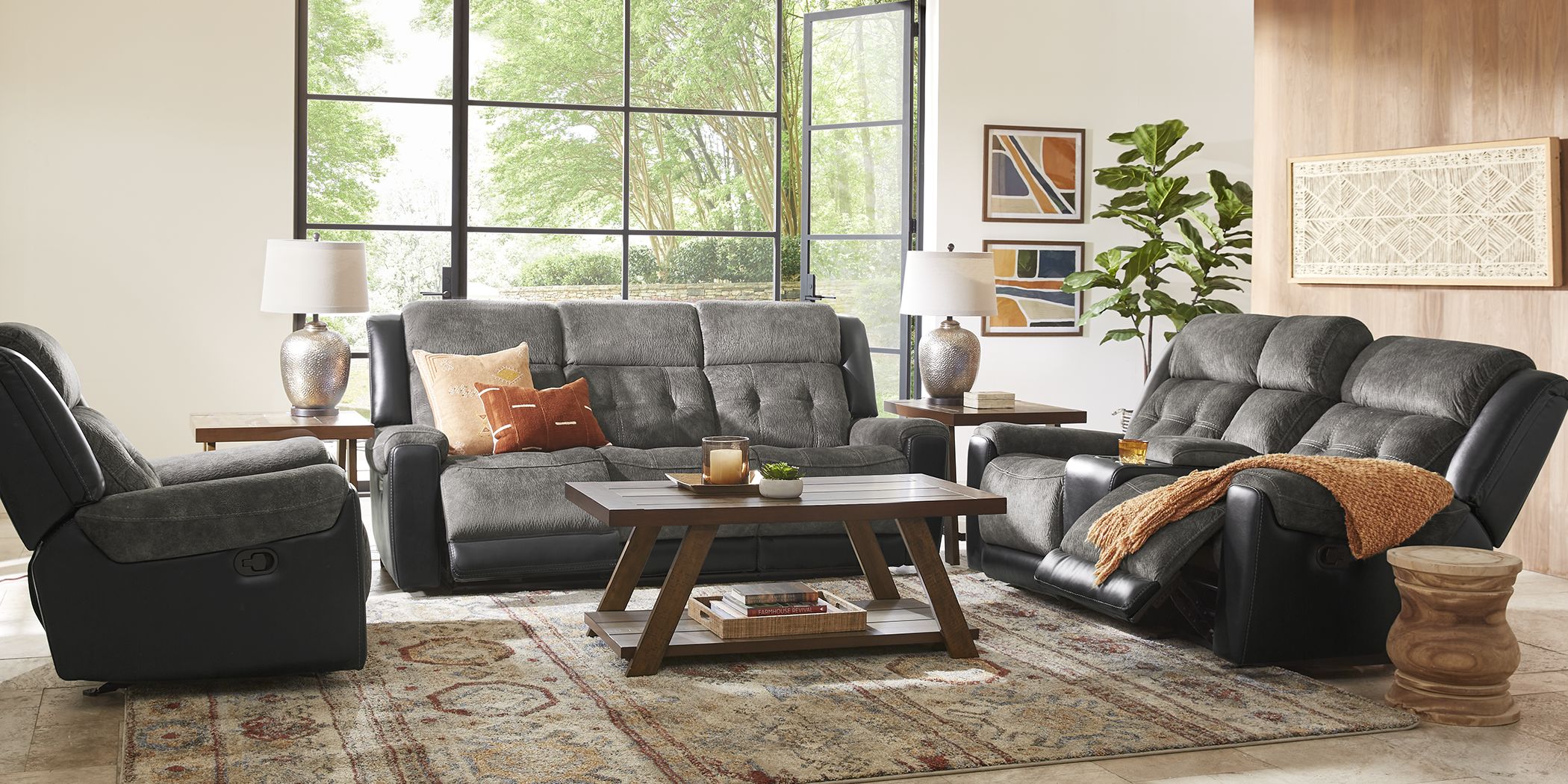 3 Pc Living Room Sofa Set