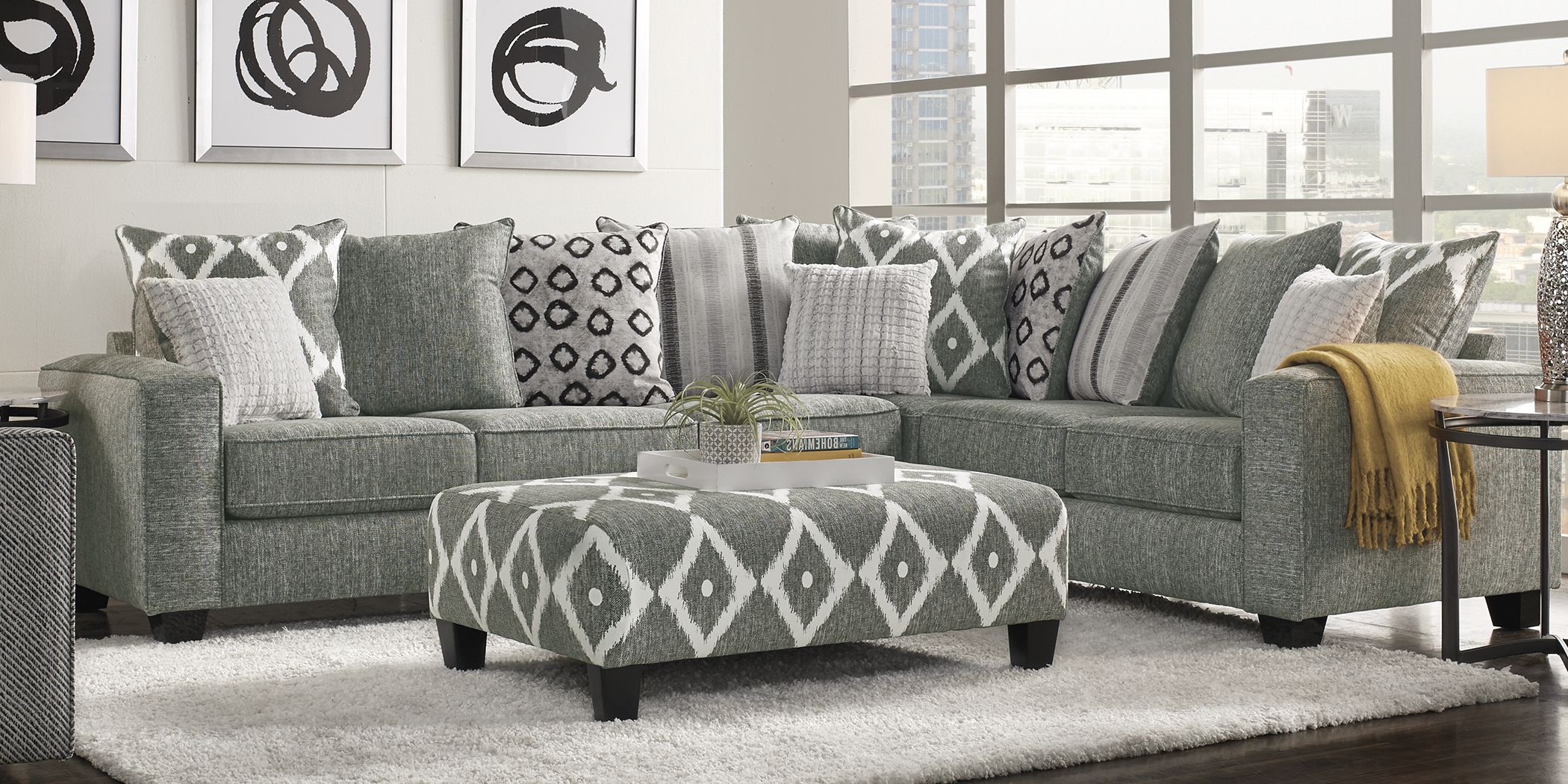 5 Piece Living Room Furniture Sets With Sofas
