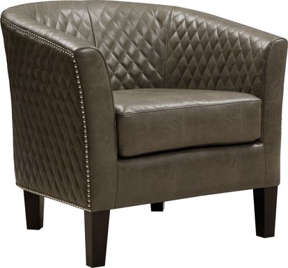 Casino Drive Brown Accent Chair