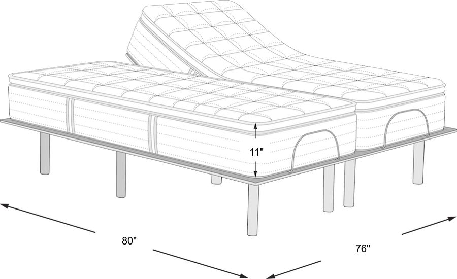 Casper, The Original Hybrid Split King Mattress with RTG Sleep 2000