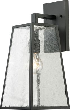 Castlereagh Black Large Outdoor Wall Sconce
