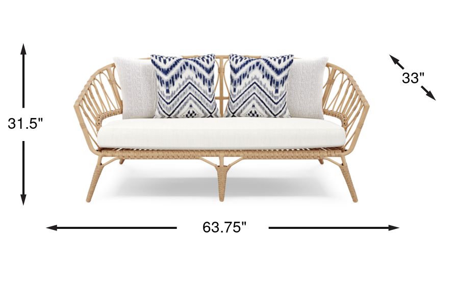 Catalina Natural Outdoor Loveseat Rooms To Go