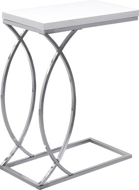 Cauley White Accent Table