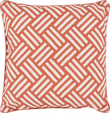 Celisa Orange Indoor/Outdoor Accent Pillow