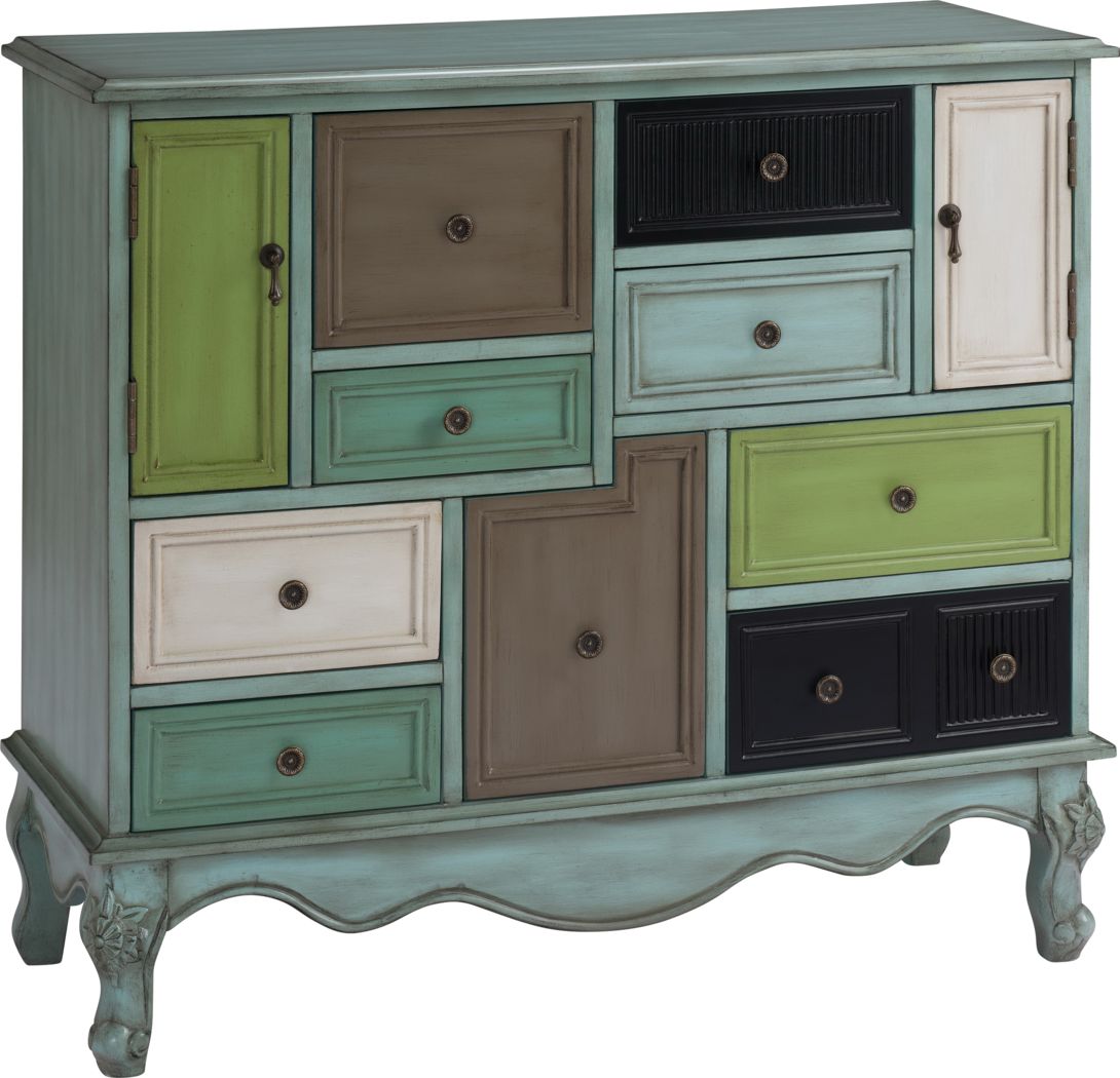 Centergrove Green Accent Cabinet Rooms To Go   Centergrove Green Accent Cabinet 21267489 Image Item