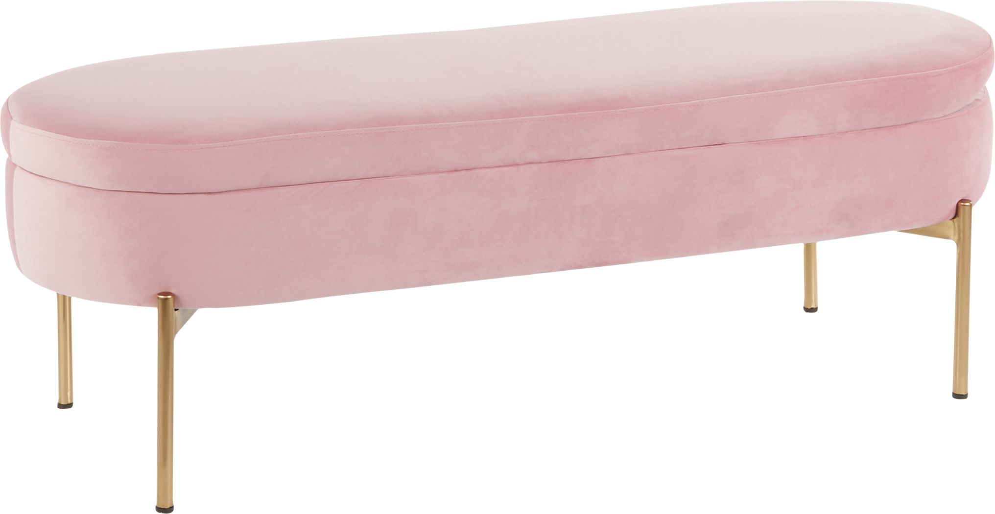 Chardan Blush Storage Bench - Rooms To Go