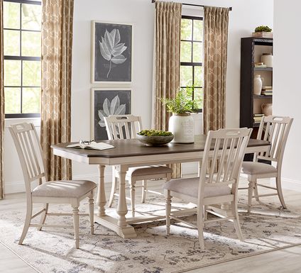 Light Wood Dining Room Table Sets: Pine, Oak, Beige & Ash