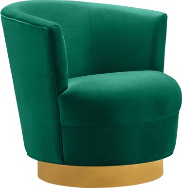 Chisholm Green Swivel Chair