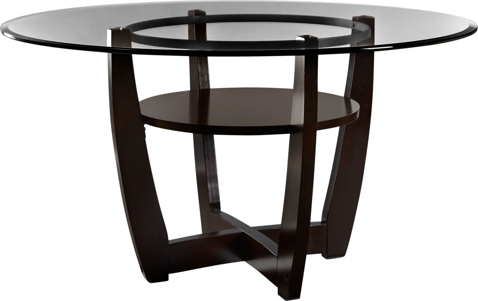 Ciara Espresso 54 in. Round Dining Table Rooms To Go