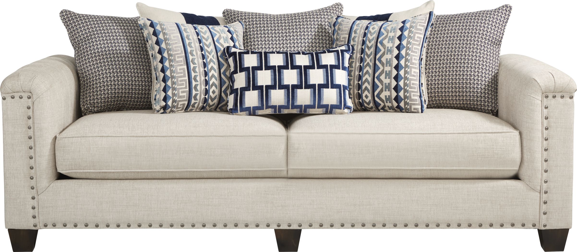 Cindy Crawford Home Asher Place Beige Gel Foam Sleeper Rooms To Go