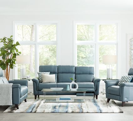 Blue Living Room Sets: Navy, Dark & Light Blue