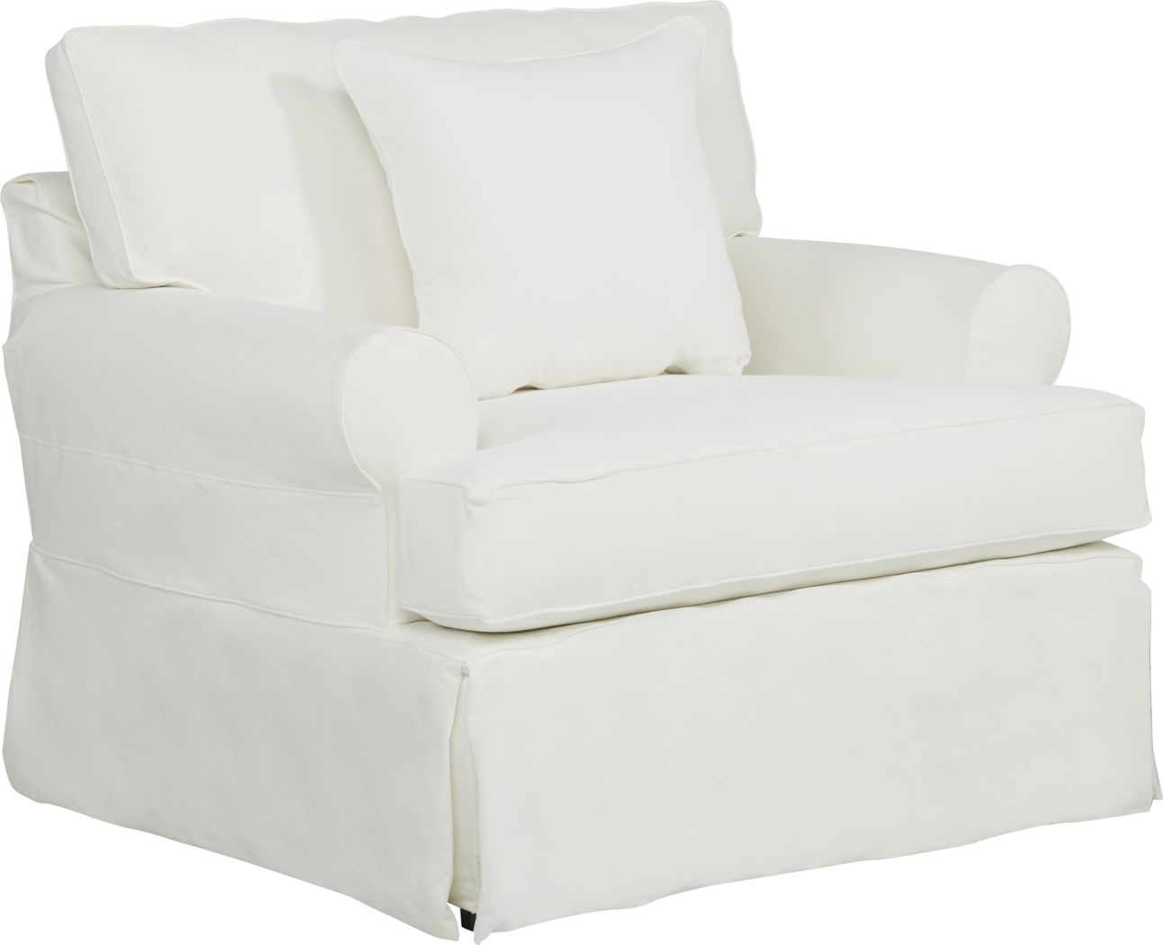 Cindy Crawford Home Beachside Walk White Denim Chair Rooms To Go