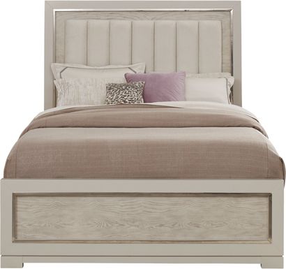 Cindy Crawford Home Bel Air Ivory 3 Pc Queen Panel Bed