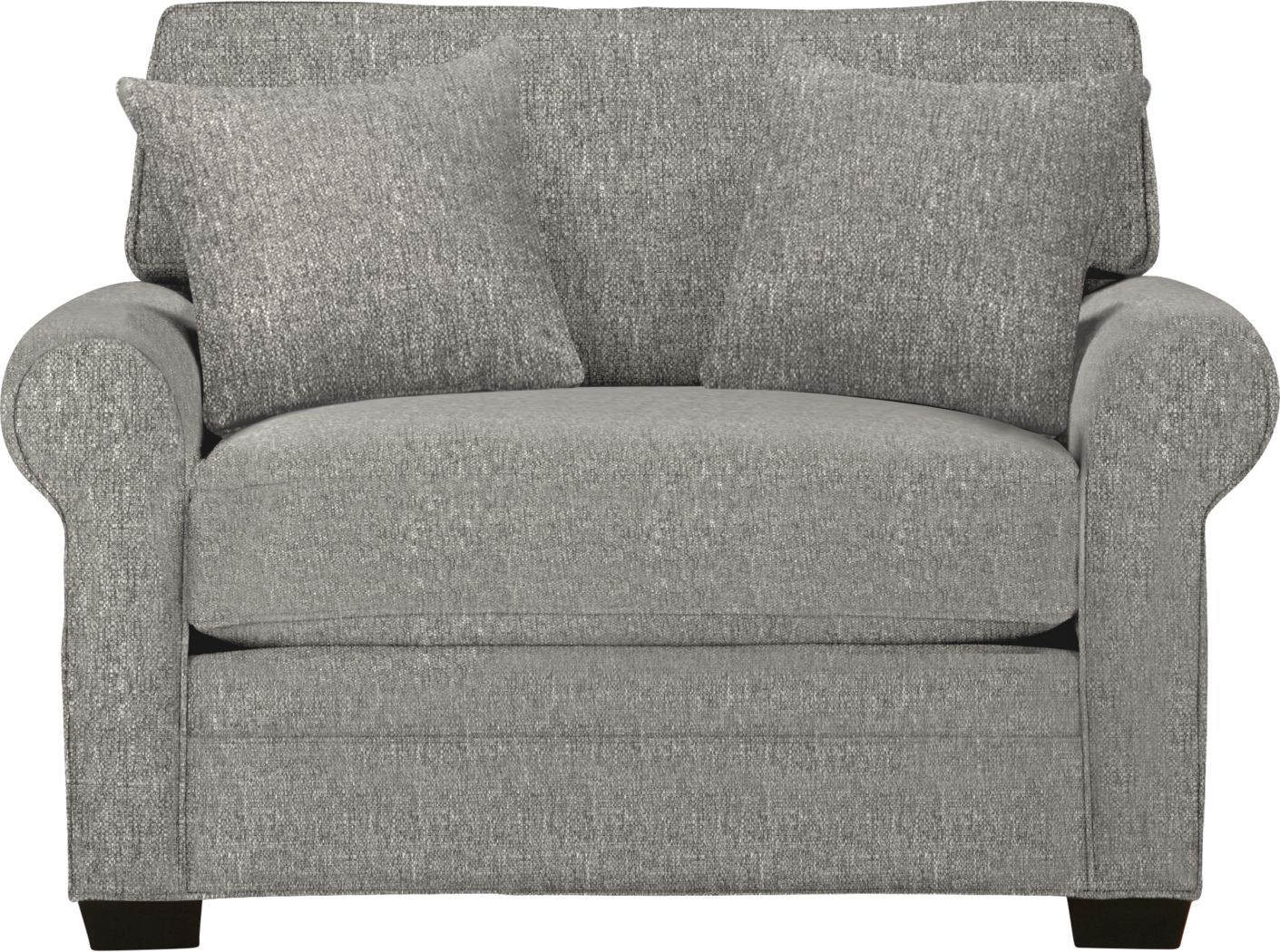 Cindy Crawford Home Bellingham Gray Textured Sleeper Chair - Rooms To Go