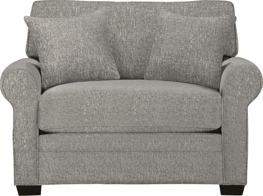 Cindy Crawford Home Bellingham Gray Textured Sleeper Chair