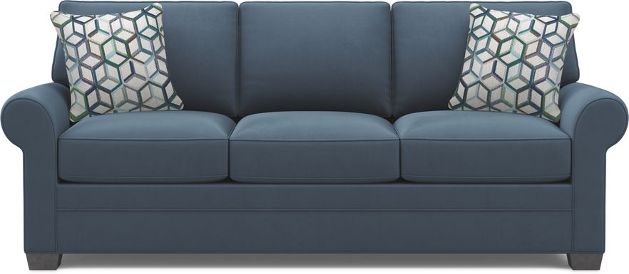 Cindy Crawford Home Bellingham Sapphire Microfiber Sofa