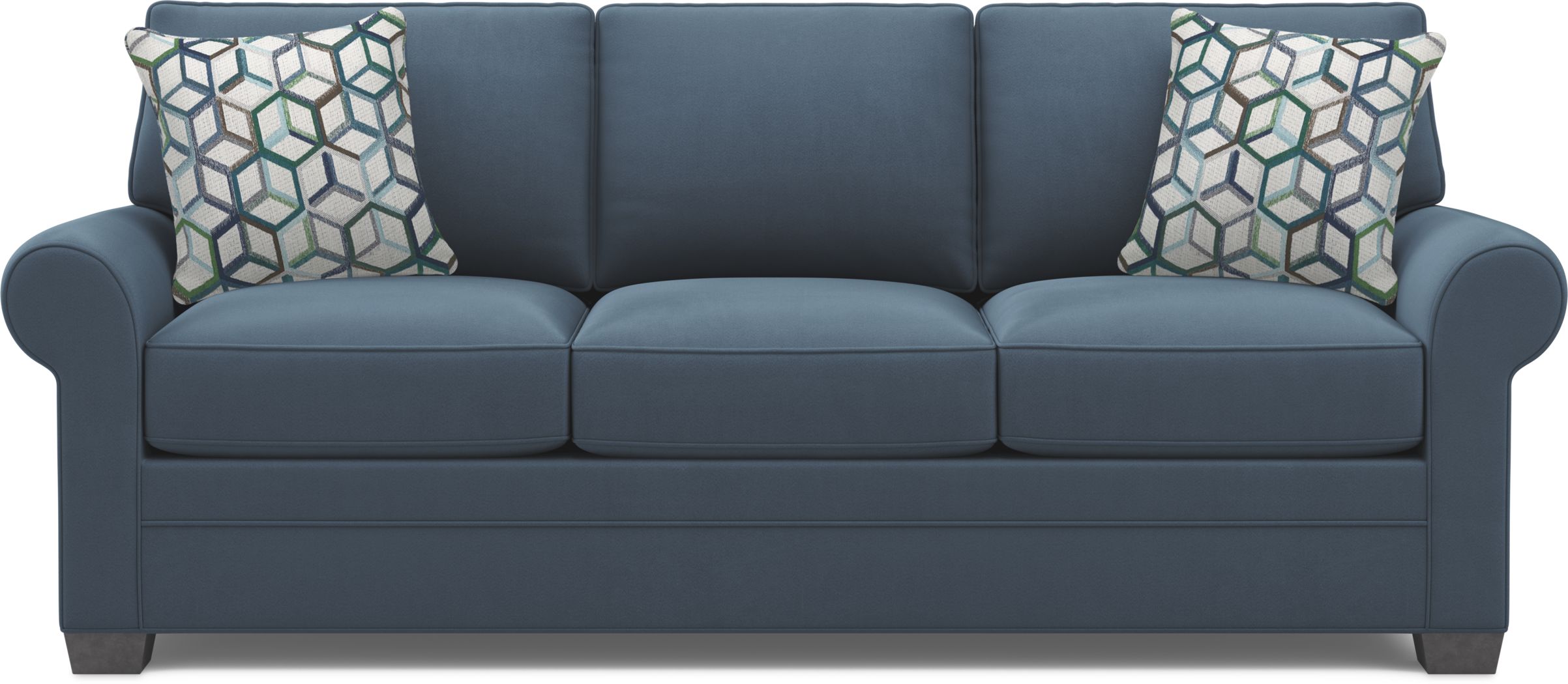 Cindy Crawford Home Bellingham Sapphire Microfiber Sofa Rooms To Go