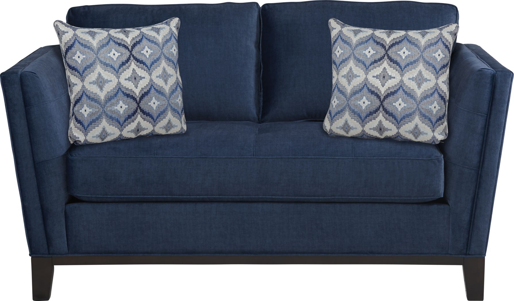 Cindy Crawford Home Central Boulevard Ink Plush Loveseat Rooms To Go