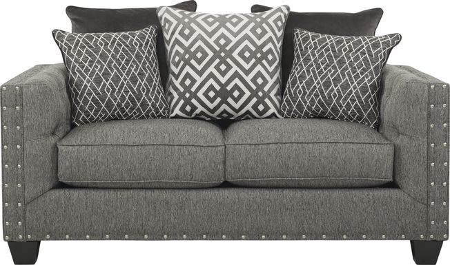 Cindy Crawford Home Chelsea Hills Gray Loveseat