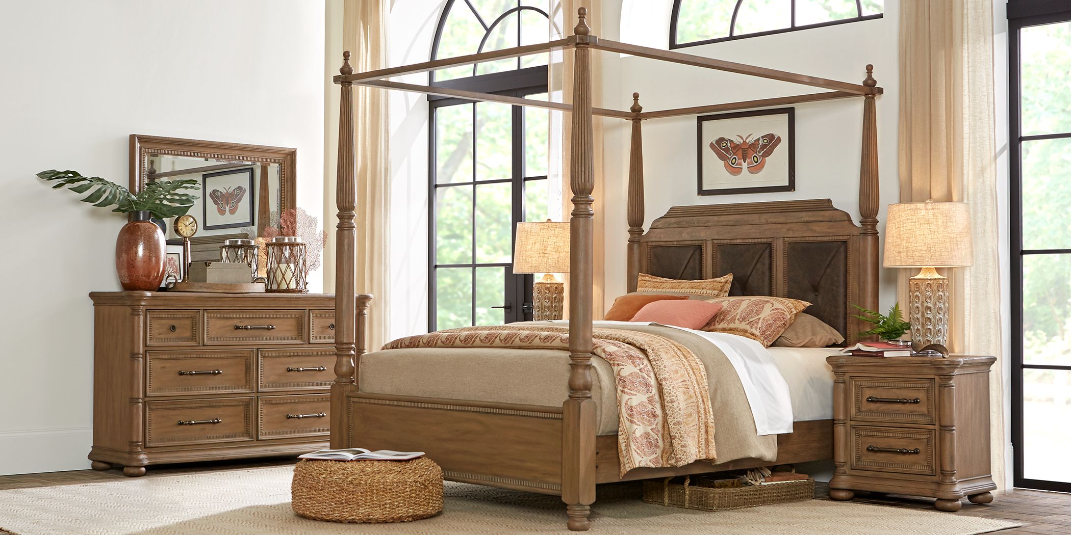 cindy crawford canopy bedroom furniture
