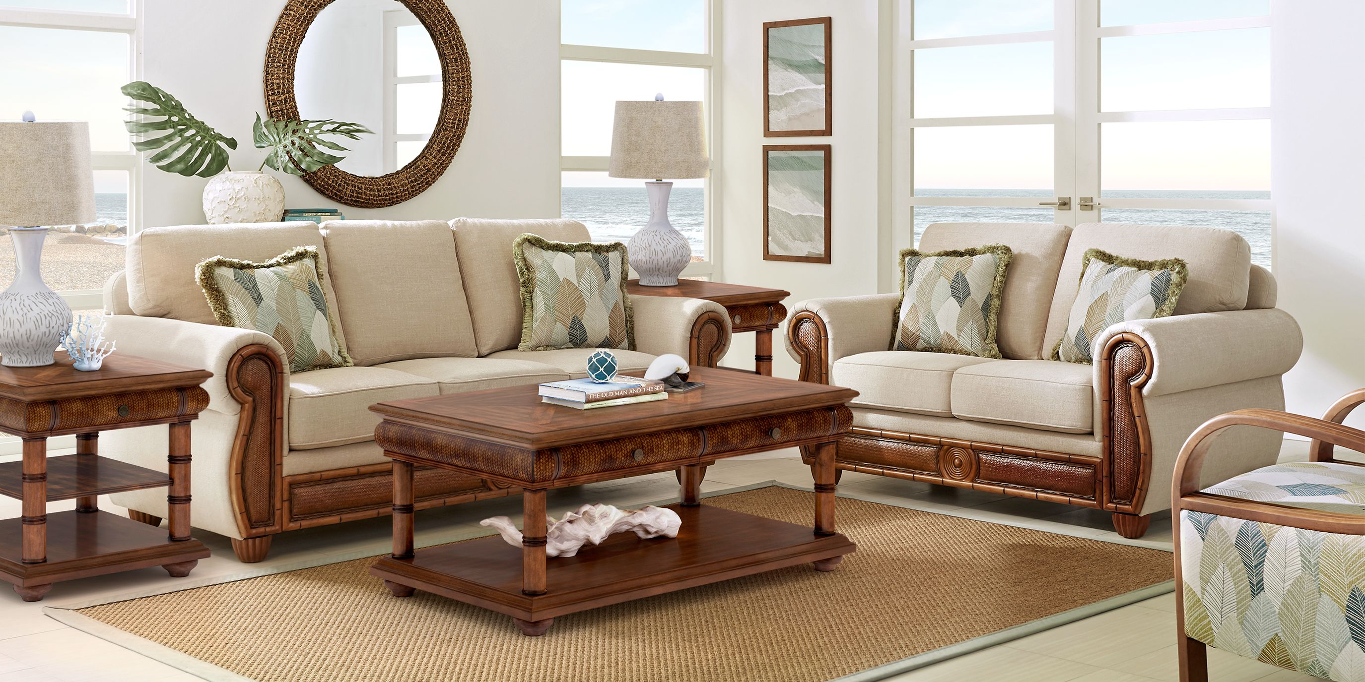 Cindy Crawford Key West Living Room Set
