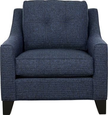 Cindy Crawford Home Madison Place Midnight Textured Chair