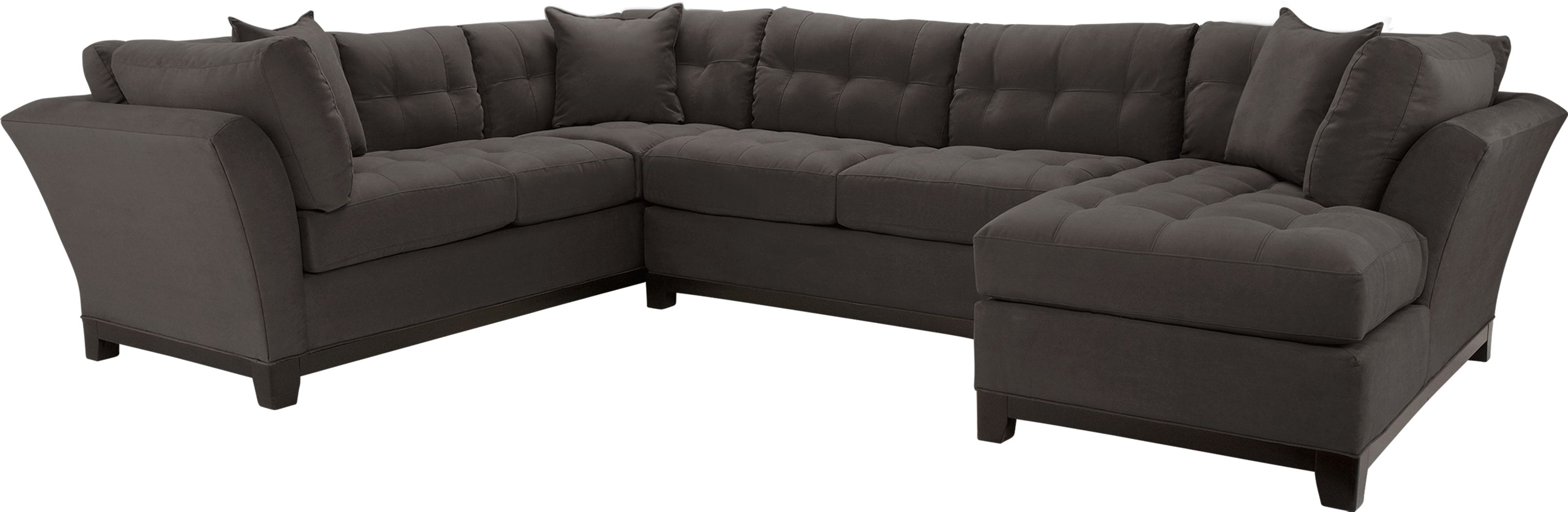 Cindy Crawford Home Metropolis Slate 3 Pc Sectional Rooms To Go