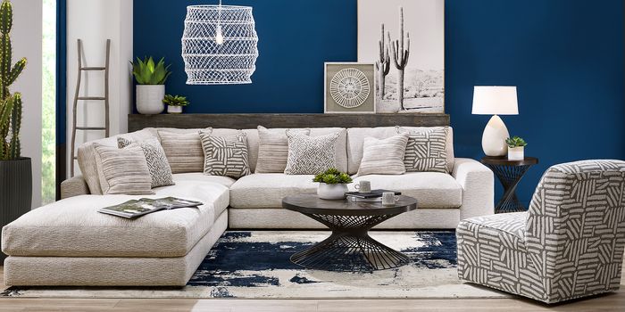 gray 4 piece sectional