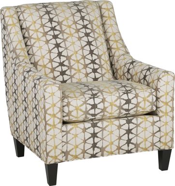 Cindy Crawford Home Palm Springs Yellow Accent Chair